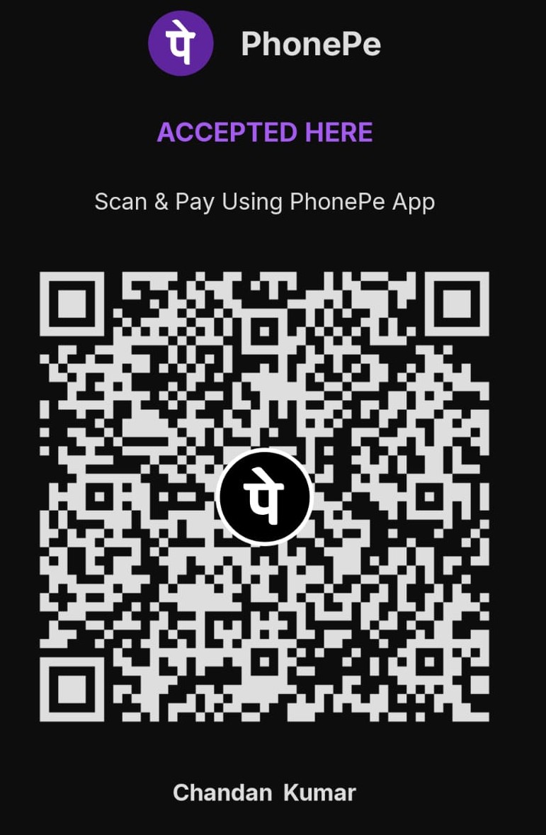 PhonePe QR Code - Chandan Kumar Pragyan Institute